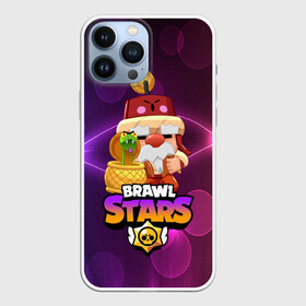 Чехол для iPhone 13 Pro Max с принтом BRAWL STARS GALE в Петрозаводске,  |  | Тематика изображения на принте: bibi | brawl stars | coach mike | crow | gale | leon | leon shark | max | mecha crow | mortis | mr.p | nani | phoenix | sally leon | sandy | spike | sprout | tara | virus 8 bit | werewolf | ворон | оборотень