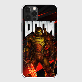 Чехол для iPhone 12 Pro Max с принтом DOOM ETERNAL в Петрозаводске, Силикон |  | Тематика изображения на принте: demons | devil | doom | doom eternal | doom guy | doom slayer | hell | iddqd | slayer | ад | демоны | дум | палач рока