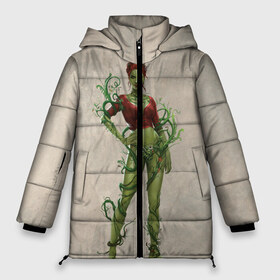 Женская зимняя куртка 3D с принтом Poison Ivy в Петрозаводске, верх — 100% полиэстер; подкладка — 100% полиэстер; утеплитель — 100% полиэстер | длина ниже бедра, силуэт Оверсайз. Есть воротник-стойка, отстегивающийся капюшон и ветрозащитная планка. 

Боковые карманы с листочкой на кнопках и внутренний карман на молнии | Тематика изображения на принте: batman | batman arkham knight | poison ivy | vdzabma | бэтмен | бэтмен рыцарь аркхема | ядовитый плющ