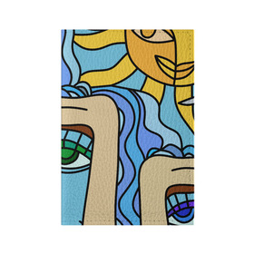 Обложка для паспорта матовая кожа с принтом Мысли чокнутого в Петрозаводске, натуральная матовая кожа | размер 19,3 х 13,7 см; прозрачные пластиковые крепления | brawl | colors | design | eyes | flowers | mayki | minecraft | print | pubg | standoff | stars | summer | sun | sunwalker