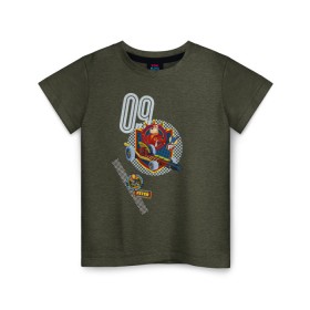 Детская футболка хлопок с принтом Peter Perfect в Петрозаводске, 100% хлопок | круглый вырез горловины, полуприлегающий силуэт, длина до линии бедер | vdosadir | wacky races | безумные гонки | ханна барбера