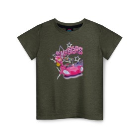 Детская футболка хлопок с принтом Penelope Pitstop в Петрозаводске, 100% хлопок | круглый вырез горловины, полуприлегающий силуэт, длина до линии бедер | vdosadir | wacky races | безумные гонки | пенелопа | ханна барбера