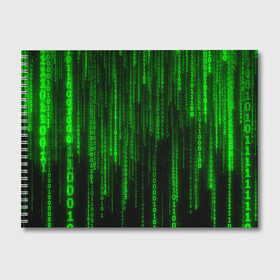 Альбом для рисования с принтом Матрица код цифры программист в Петрозаводске, 100% бумага
 | матовая бумага, плотность 200 мг. | Тематика изображения на принте: бинарный код | веб | вирус | всемирная паутина | двоичный код | зеленый | интернет | информация | кибер | код | кодер | кодирование | матрица | наука | олдскул | по | программирование