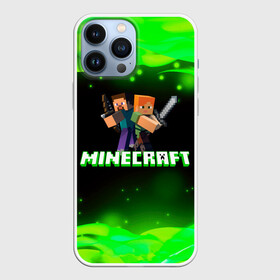 Чехол для iPhone 13 Pro Max с принтом Minecraft 1 в Петрозаводске,  |  | Тематика изображения на принте: dungeons | game | logo | minecraft | герои | грифер | детские | зомби | игра | игроман | компьютерные | лого | логотип | логотипигры | майнкрафт | мечи | мобы | огонь | персонажи | песочница | подземелья | симулятор