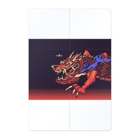 Магнитный плакат 2Х3 с принтом cs:go - Dragon King (без фона) в Петрозаводске, Полимерный материал с магнитным слоем | 6 деталей размером 9*9 см | 