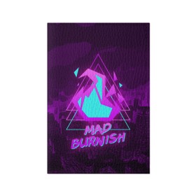 Обложка для паспорта матовая кожа с принтом PROMARE MAD BURNISH в Петрозаводске, натуральная матовая кожа | размер 19,3 х 13,7 см; прозрачные пластиковые крепления | Тематика изображения на принте: anime | fdpp | fire rеscue | mad burnish | promare | аниме | гало | лио | опалённые | промар