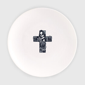 Тарелка с принтом Крест с девушкой (с черепом) в Петрозаводске, фарфор | диаметр - 210 мм
диаметр для нанесения принта - 120 мм | волосы | дама | девушка | корона | кости | крест | пиковая | праздник | розы | череп
