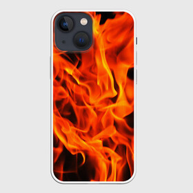 Чехол для iPhone 13 mini с принтом ОГОНЬ в Петрозаводске,  |  | Тематика изображения на принте: fire | в огне | взрыв | огненный | огонь | пожар | текстура