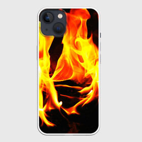 Чехол для iPhone 13 с принтом В ОГНЕ в Петрозаводске,  |  | Тематика изображения на принте: fire | в огне | взрыв | огненный | огонь | пожар | текстура