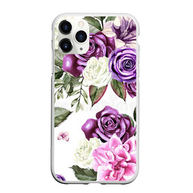 Чехол для iPhone 11 Pro матовый с принтом Красивые розы в Петрозаводске, Силикон |  | Тематика изображения на принте: белые розы | белый | необычные | розовый | розы | синие розы | синий | фиолетовые розы | фиолетовый | цветы