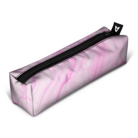 Пенал 3D с принтом розовые разводы краска зефир в Петрозаводске, 100% полиэстер | плотная ткань, застежка на молнии | абстракция | зефир | краска. разводы | нежный | повседневный | простой | светлый