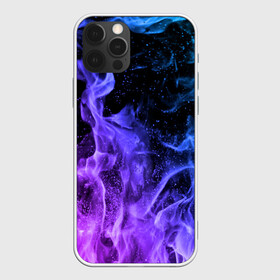 Чехол для iPhone 12 Pro Max с принтом ОГОНЬ НЕОН в Петрозаводске, Силикон |  | Тематика изображения на принте: абстракция | горит | неон | неоновый | огонь | пламя | пожар | синий | текстура | фиолетовый | яркий