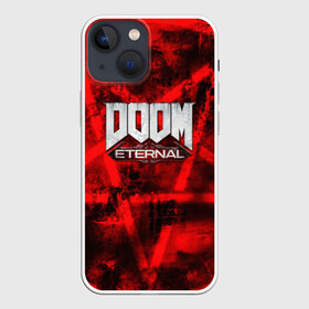 Чехол для iPhone 13 mini с принтом Doom Eternal в Петрозаводске,  |  | bethesda softworks | doom eternal | doomguy | id software | демоны | дум этернал | марс | палач рока | этернал