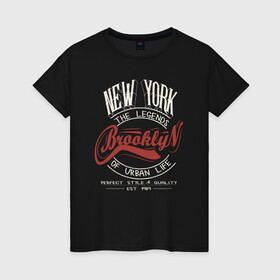 Женская футболка хлопок с принтом Городские легенды Нью-Йорка в Петрозаводске, 100% хлопок | прямой крой, круглый вырез горловины, длина до линии бедер, слегка спущенное плечо | bronx | brooklyn | city | manhattan | new york | queens | retro | staten island | usa | vintage | бронкс | бруклин | винтаж | джерси | квинс | легенды | мантэттен | манхеттен | манхэттэн | нью джерси | нью йорк | остров | ретро | стейтен айленд |