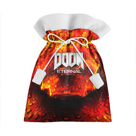 Подарочный 3D мешок с принтом Doom Eternal в Петрозаводске, 100% полиэстер | Размер: 29*39 см | bethesda softworks | doom eternal | doomguy | id software | демоны | дум этернал | марс | палач рока | этернал