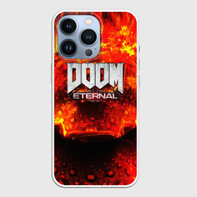 Чехол для iPhone 13 Pro с принтом Doom Eternal в Петрозаводске,  |  | bethesda softworks | doom eternal | doomguy | id software | демоны | дум этернал | марс | палач рока | этернал