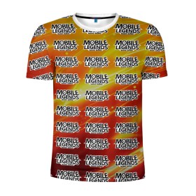 Мужская футболка 3D спортивная с принтом mobile legends в Петрозаводске, 100% полиэстер с улучшенными характеристиками | приталенный силуэт, круглая горловина, широкие плечи, сужается к линии бедра | 5v5 | dota | game | heroes | legends | moba | mobile | mobile legends | mobile moba | pubg | pvp | герои | дети | для женщин | для мужчин | дота | игра | легенда | моба | мобла