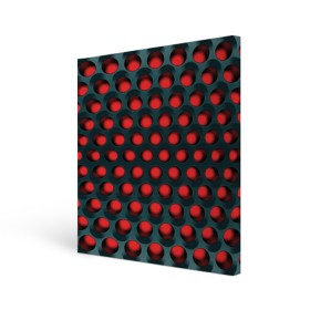 Холст квадратный с принтом Раскалённый красный 3Д в Петрозаводске, 100% ПВХ |  | горошек | железо | жесть | излучение | иллюзия | круги | лампочки | металл | оболочка | объём | сияние | соты | сталь | фонари | шарики | шары