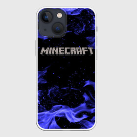 Чехол для iPhone 13 mini с принтом MINECRAFT в Петрозаводске,  |  | creeper | game | minecraft | блоки | игра | квадраты | компьютерная | крипер | майнкрафт | огонь