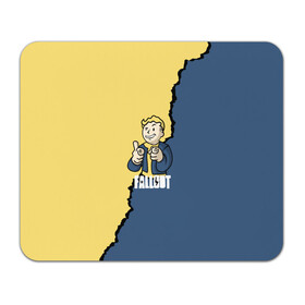Коврик для мышки прямоугольный с принтом Fallout logo boy в Петрозаводске, натуральный каучук | размер 230 х 185 мм; запечатка лицевой стороны | boy | fallout | game | newvegas | nukacola | shelter | апокалипсис | вегас | война | игра | игроман | компьютерные | лого | логотип | логотипигры | наездник | оружие | персонажи | постапокалипсис | свобода | симулятор
