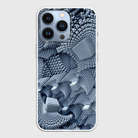 Чехол для iPhone 13 Pro с принтом GREY в Петрозаводске,  |  | abstract | abstraction | color | fractal | geometry | paitnt | polygon | polygonal | psy | абстракция | геометрия | краски | неоновые | полигоны | психоделика | фрактал