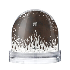 Снежный шар с принтом cs:go - Оксидное пламя в Петрозаводске, Пластик | Изображение внутри шара печатается на глянцевой фотобумаге с двух сторон | blaze | csgo | oxide | игра | контра | контрстрайк | кс | ксго | огонь | оксидное | пламя | скины | страйк