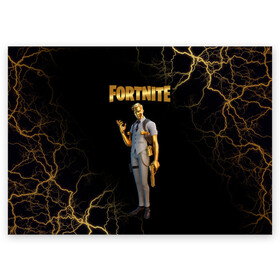 Поздравительная открытка с принтом Gold Midas Fortnite 2 в Петрозаводске, 100% бумага | плотность бумаги 280 г/м2, матовая, на обратной стороне линовка и место для марки
 | chapter 2 | fortnite | fortnite 2 | gold midas | gold midas fortnite | gold midas fortnite 2 | midas | season 2 | золотой | золотой мидас | лого фортнайт | мидас | сезон 2 | фортнайт | фортнайт 2 | фортнайт вторая глава | фортнайт глава 2