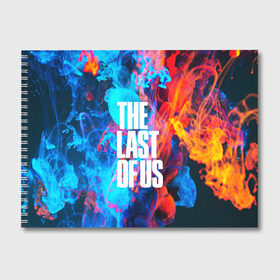 Альбом для рисования с принтом THE LAST OF US в Петрозаводске, 100% бумага
 | матовая бумага, плотность 200 мг. | ellie | game | joel | naughty dog | part 2 | the last of us | джоэл | одни из нас | элли