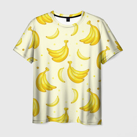 Мужская футболка 3D с принтом Банана в Петрозаводске, 100% полиэфир | прямой крой, круглый вырез горловины, длина до линии бедер | pattern | textures | tnt | абстракция | бананабум | бананы | ветки | взрыв | геометрия | градиент | дождь | заливка | обезьяна | паттерны | пиксели | пикси | продукты | текстура | текстуры | тнт | фигуры | фон