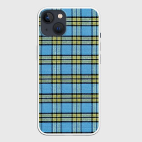 Чехол для iPhone 13 с принтом Модный Фагот в Петрозаводске,  |  | вклетку | геометрия | голубаяклетка | детские | квадраты | клетка | клетчатый | линии | подростковые | полосы | ретро | решетка | рубашка | сетка | синийузор | текстура | ткань | тренер | узоры | форма