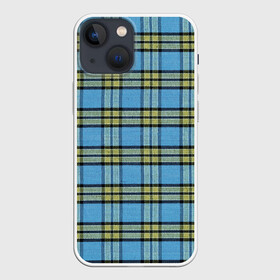 Чехол для iPhone 13 mini с принтом Модный Фагот в Петрозаводске,  |  | вклетку | геометрия | голубаяклетка | детские | квадраты | клетка | клетчатый | линии | подростковые | полосы | ретро | решетка | рубашка | сетка | синийузор | текстура | ткань | тренер | узоры | форма