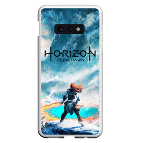 Чехол для Samsung S10E с принтом HORIZON ZERO DAWN в Петрозаводске, Силикон | Область печати: задняя сторона чехла, без боковых панелей | 