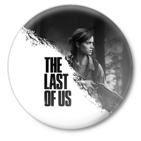 Значок с принтом THE LAST OF US 2 в Петрозаводске,  металл | круглая форма, металлическая застежка в виде булавки | cicadas | fireflies | naughty dog | the last of us | the last of us part 2 | tlou | tlou2 | джоэл | последние из нас | цикады | элли