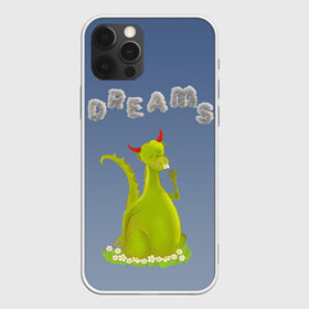 Чехол для iPhone 12 Pro Max с принтом Dragon Dreams в Петрозаводске, Силикон |  | девушке | детское | дракон | дракон добрый | дракон лето | дракон мечтатель | дракон ребенку | дракон цветы | дракончик | летний дракон | лето | мечтай | мечтатель | мечты | мечты дракона