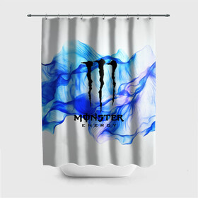 Штора 3D для ванной с принтом MONSTER ENERGY в Петрозаводске, 100% полиэстер | плотность материала — 100 г/м2. Стандартный размер — 146 см х 180 см. По верхнему краю — пластиковые люверсы для креплений. В комплекте 10 пластиковых колец | adrenalin | energy monster | monster | monster energy | monstr | sport | адреналин | монстер | монстр | напиток | спорт | энергетик