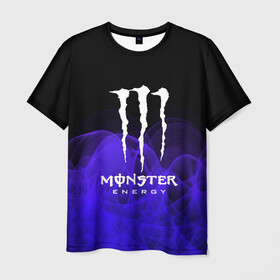 Мужская футболка 3D с принтом MONSTER ENERGY в Петрозаводске, 100% полиэфир | прямой крой, круглый вырез горловины, длина до линии бедер | adrenalin | energy monster | monster | monster energy | monstr | sport | адреналин | монстер | монстр | напиток | спорт | энергетик