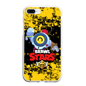 Чехол для iPhone 7Plus/8 Plus матовый с принтом BRAWL STARS NANI в Петрозаводске, Силикон | Область печати: задняя сторона чехла, без боковых панелей | brawl stars | crow | gale | leon | leon shark | max | nani | sally leon | shark | sprout | tara | virus 8 bit | werewolf leon | акула | берли | бравл старс | ворон | макс | нани | оборотень