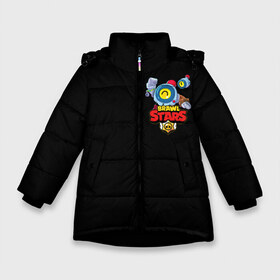 Зимняя куртка для девочек 3D с принтом BRAWL STARS NANI в Петрозаводске, ткань верха — 100% полиэстер; подклад — 100% полиэстер, утеплитель — 100% полиэстер. | длина ниже бедра, удлиненная спинка, воротник стойка и отстегивающийся капюшон. Есть боковые карманы с листочкой на кнопках, утяжки по низу изделия и внутренний карман на молнии. 

Предусмотрены светоотражающий принт на спинке, радужный светоотражающий элемент на пуллере молнии и на резинке для утяжки. | bibi | brawl stars | coach mike | crow | gale | leon | leon shark | max | mecha crow | mortis | mr.p | nani | phoenix | sally leon | sandy | spike | sprout | tara | virus 8 bit | werewolf | ворон | оборотень