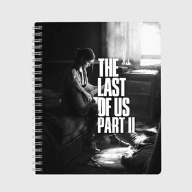 Тетрадь с принтом the last of us part 2 tlou2 в Петрозаводске, 100% бумага | 48 листов, плотность листов — 60 г/м2, плотность картонной обложки — 250 г/м2. Листы скреплены сбоку удобной пружинной спиралью. Уголки страниц и обложки скругленные. Цвет линий — светло-серый
 | cicadas | fireflies | naughty dog | the last of us | the last of us part 2 | tlou | tlou2 | джоэл | последние из нас | цикады | элли