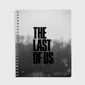 Тетрадь с принтом THE LAST OF US 2 в Петрозаводске, 100% бумага | 48 листов, плотность листов — 60 г/м2, плотность картонной обложки — 250 г/м2. Листы скреплены сбоку удобной пружинной спиралью. Уголки страниц и обложки скругленные. Цвет линий — светло-серый
 | Тематика изображения на принте: cicadas | fireflies | naughty dog | the last of us | the last of us part 2 | tlou | tlou2 | джоэл | последние из нас | цикады | элли