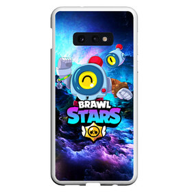 Чехол для Samsung S10E с принтом BRAWL STARS NANI SPACE NEON в Петрозаводске, Силикон | Область печати: задняя сторона чехла, без боковых панелей | bibi | brawl stars | coach mike | crow | gale | leon | leon shark | max | mecha crow | mortis | mr.p | nani | phoenix | sally leon | sandy | spike | sprout | tara | virus 8 bit | werewolf | ворон | оборотень