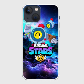 Чехол для iPhone 13 mini с принтом BRAWL STARS NANI SPACE NEON в Петрозаводске,  |  | bibi | brawl stars | coach mike | crow | gale | leon | leon shark | max | mecha crow | mortis | mr.p | nani | phoenix | sally leon | sandy | spike | sprout | tara | virus 8 bit | werewolf | ворон | оборотень