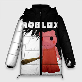 Женская зимняя куртка 3D с принтом Roblox piggy Свинка Пигги в Петрозаводске, верх — 100% полиэстер; подкладка — 100% полиэстер; утеплитель — 100% полиэстер | длина ниже бедра, силуэт Оверсайз. Есть воротник-стойка, отстегивающийся капюшон и ветрозащитная планка. 

Боковые карманы с листочкой на кнопках и внутренний карман на молнии | game | gamer | logo | minecraft | piggi | roblox | simulator | игра | конструктор | лого | пигги | свинья | симулятор | строительство | фигура