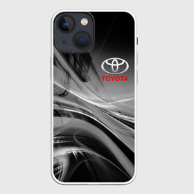 Чехол для iPhone 13 mini с принтом TOYOTA в Петрозаводске,  |  | auto | sport | toyota | авто | автомобиль | автомобильные | бренд | марка | машины | спорт | тойота