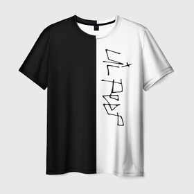 Мужская футболка 3D с принтом Lil peep в Петрозаводске, 100% полиэфир | прямой крой, круглый вырез горловины, длина до линии бедер | cry baby | leel | pip | лил | лил пип | модная музыка | модный рэп | музыка | пип | птица | птичка | реп | рэп | рэпер