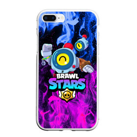 Чехол для iPhone 7Plus/8 Plus матовый с принтом BRAWL STARS NANI в Петрозаводске, Силикон | Область печати: задняя сторона чехла, без боковых панелей | bibi | brawl stars | coach mike | crow | gale | leon | leon shark | max | mecha crow | mortis | mr.p | nani | phoenix | sally leon | sandy | spike | sprout | tara | virus 8 bit | werewolf | ворон | оборотень