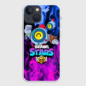 Чехол для iPhone 13 mini с принтом BRAWL STARS NANI в Петрозаводске,  |  | bibi | brawl stars | coach mike | crow | gale | leon | leon shark | max | mecha crow | mortis | mr.p | nani | phoenix | sally leon | sandy | spike | sprout | tara | virus 8 bit | werewolf | ворон | оборотень