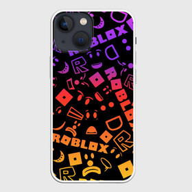 Чехол для iPhone 13 mini с принтом ROBLOX | РОБЛОКС в Петрозаводске,  |  | dynablocks | for kids | funny | roblox | robux | roleplay | белый | блоки | вселенная | герои | красный | кубики | роблокс | симулятор