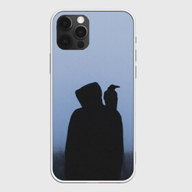 Чехол для iPhone 12 Pro Max с принтом Силуэт ворон капюшон ночь в Петрозаводске, Силикон |  | вечер | ворон | дьявол | капюшон | монстр | мрачно | ночь | птица | путник | силуэт | символ | сумерки | хэллоуин