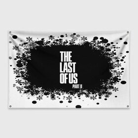 Флаг-баннер с принтом ОДНИ ИЗ НАС l THE LAST OF US 2 в Петрозаводске, 100% полиэстер | размер 67 х 109 см, плотность ткани — 95 г/м2; по краям флага есть четыре люверса для крепления | ellie | game | joel | naughty dog | part 2 | the last of us | джоэл | одни из нас | элли